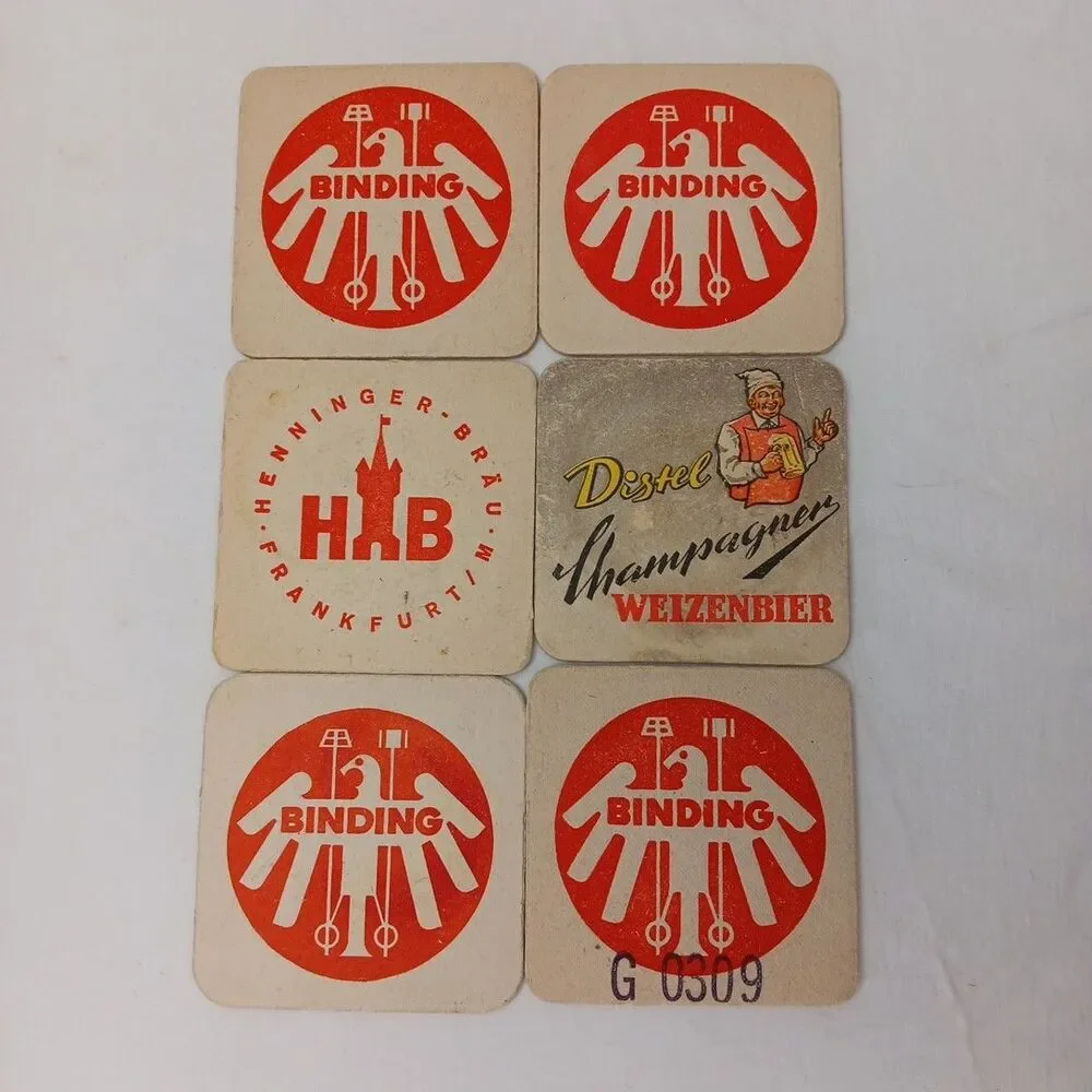 Vintage Barware Binding Bier Coaster Germany